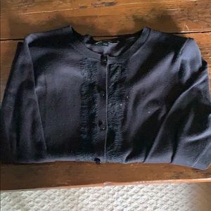 Black cardigan